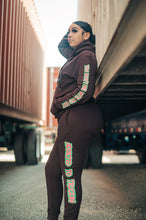 Load image into Gallery viewer, “Limited Edition” “Addicted To Truckin” “Jogger Set” “Choclate Brown”
